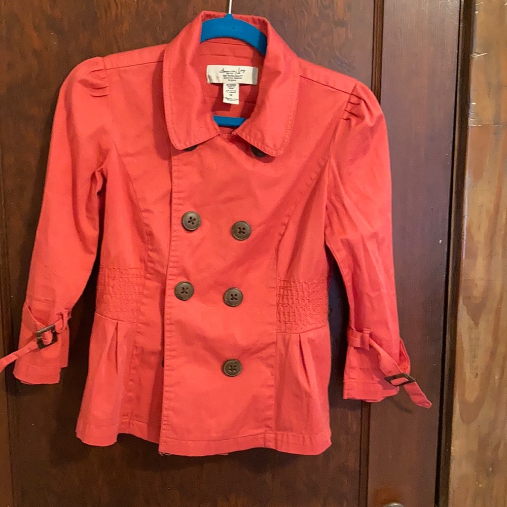 American Rag Pretty Orange Jacket - Picture 3 of 5